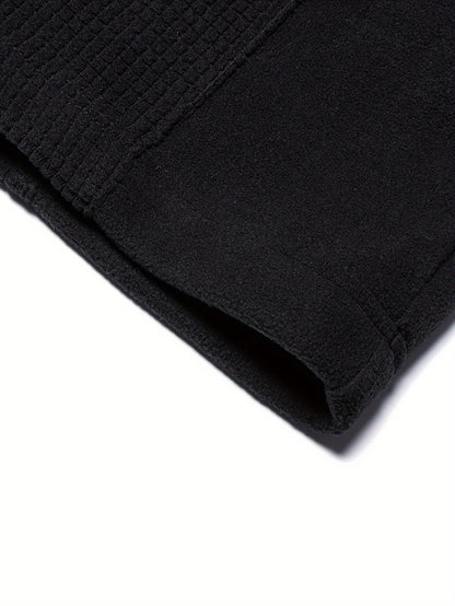 Men's Athletic Jogger Pants Autumn\Spring -Lined Thickened Pants, Warm, Loose-Fit, Cold-Proof, Casual, Genuine Sweatpants