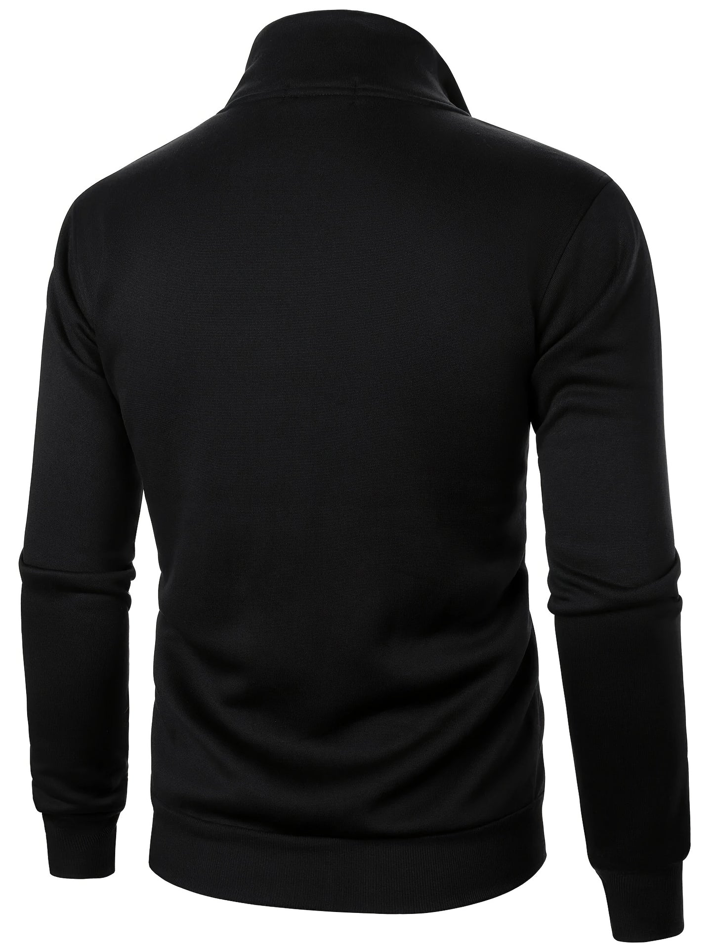 Men'S Stylish And Warm Sports Casual Thickened Long-Sleeve Zip-Up Jacket with a Stand Collar for Autumn And Winter