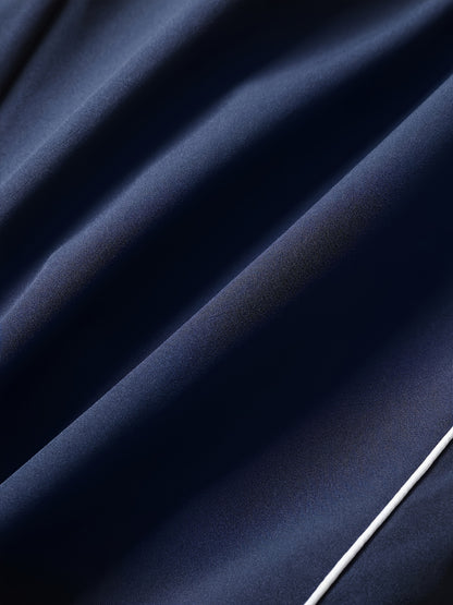 Men's Fashion Casual Drawstring Pants with Side Stripes, Breathable Comfort Long Trousers for Outdoor Activities and Sports Style