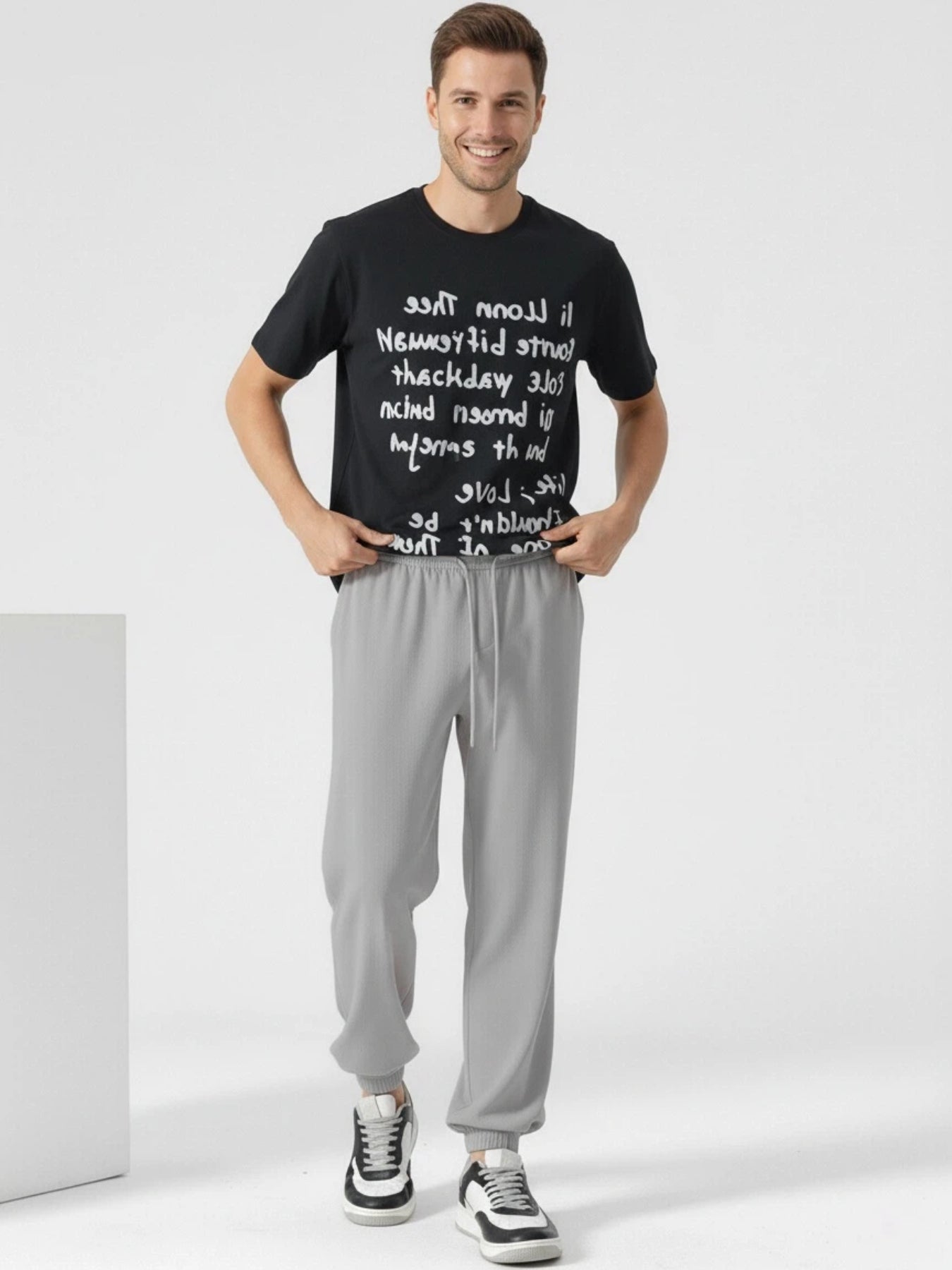 Fashion Printed Ankle Pants Full Custody Popular European and American Sizes Cross-border Wholesale