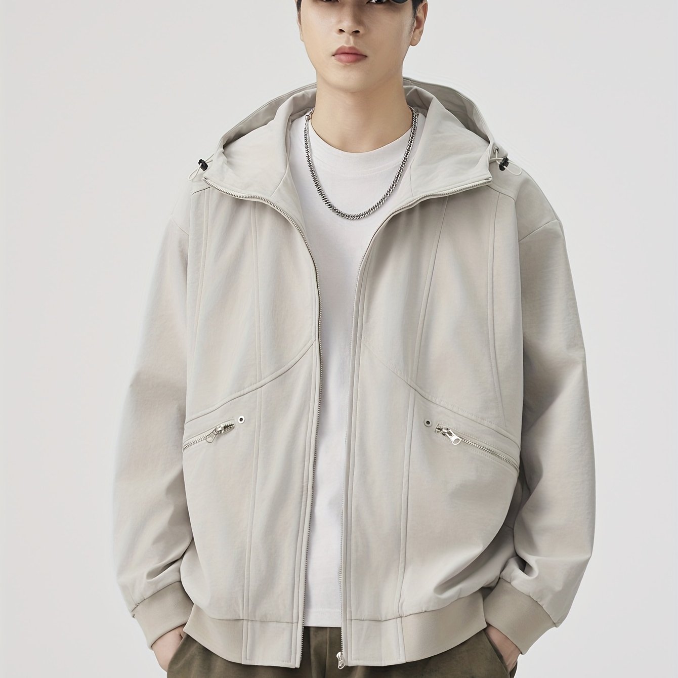 Autumn\winter American Retro Casual Loose Jacket Versatile Coat Pullover Hooded Top Autumn Coat Top Versatile Loose And Simple Casual, Versatile Layering Piece