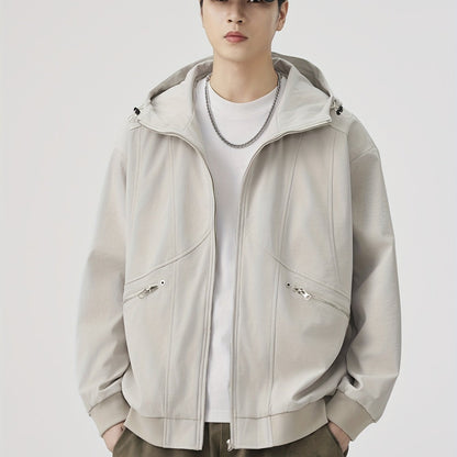 Autumn\winter American Retro Casual Loose Jacket Versatile Coat Pullover Hooded Top Autumn Coat Top Versatile Loose And Simple Casual, Versatile Layering Piece