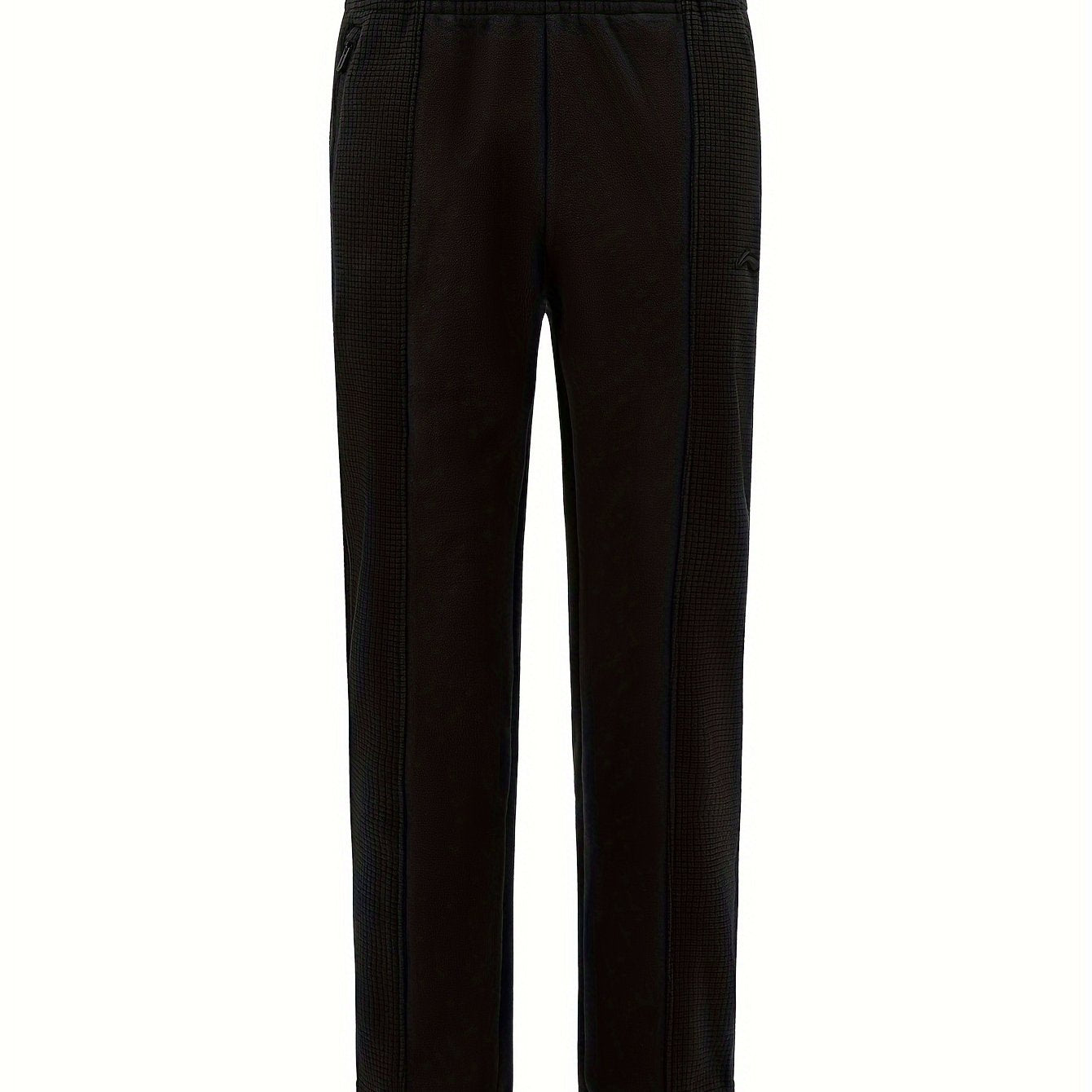 Men's Athletic Jogger Pants Autumn\Spring -Lined Thickened Pants, Warm, Loose-Fit, Cold-Proof, Casual, Genuine Sweatpants