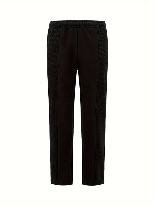 Men's Athletic Jogger Pants Autumn\Spring -Lined Thickened Pants, Warm, Loose-Fit, Cold-Proof, Casual, Genuine Sweatpants