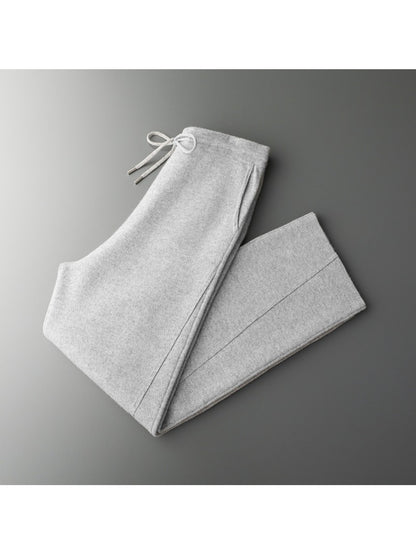 Men's Banana Fit Sweatpants High Waist Drop Crotch Joggers Loose Fit Streetwear Trousers with Elastic Cuff Gym Running Casual Wear Stretch Comfort Fabric