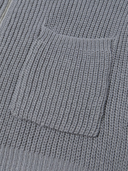 Men'S Loose-Fitting Casual Cardigan Sweater for Autumn And Winter, Featuring a Easy And Versatile Design