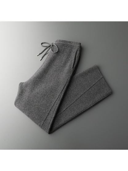 Men's Banana Fit Sweatpants High Waist Drop Crotch Joggers Loose Fit Streetwear Trousers with Elastic Cuff Gym Running Casual Wear Stretch Comfort Fabric