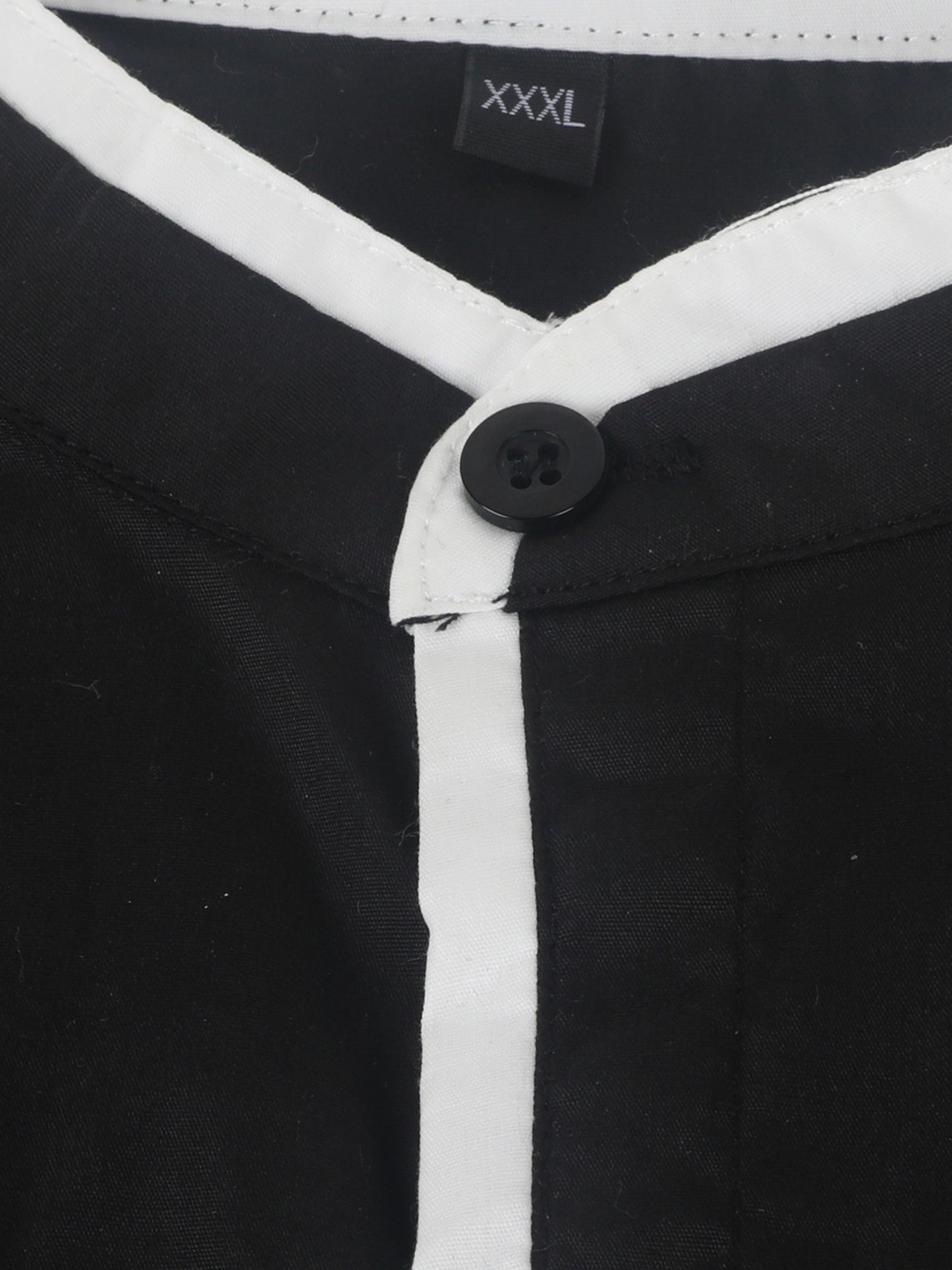 Precise Stand Collar Men'S Dress Shirt | No Wrinkle, Button Up, Fashionable Casual Attire, Comfortable, Regular Fit, Solid Color, Long Sleeve