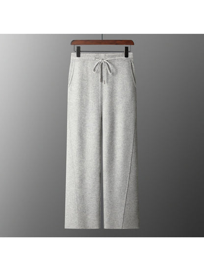 Men's Banana Fit Sweatpants High Waist Drop Crotch Joggers Loose Fit Streetwear Trousers with Elastic Cuff Gym Running Casual Wear Stretch Comfort Fabric