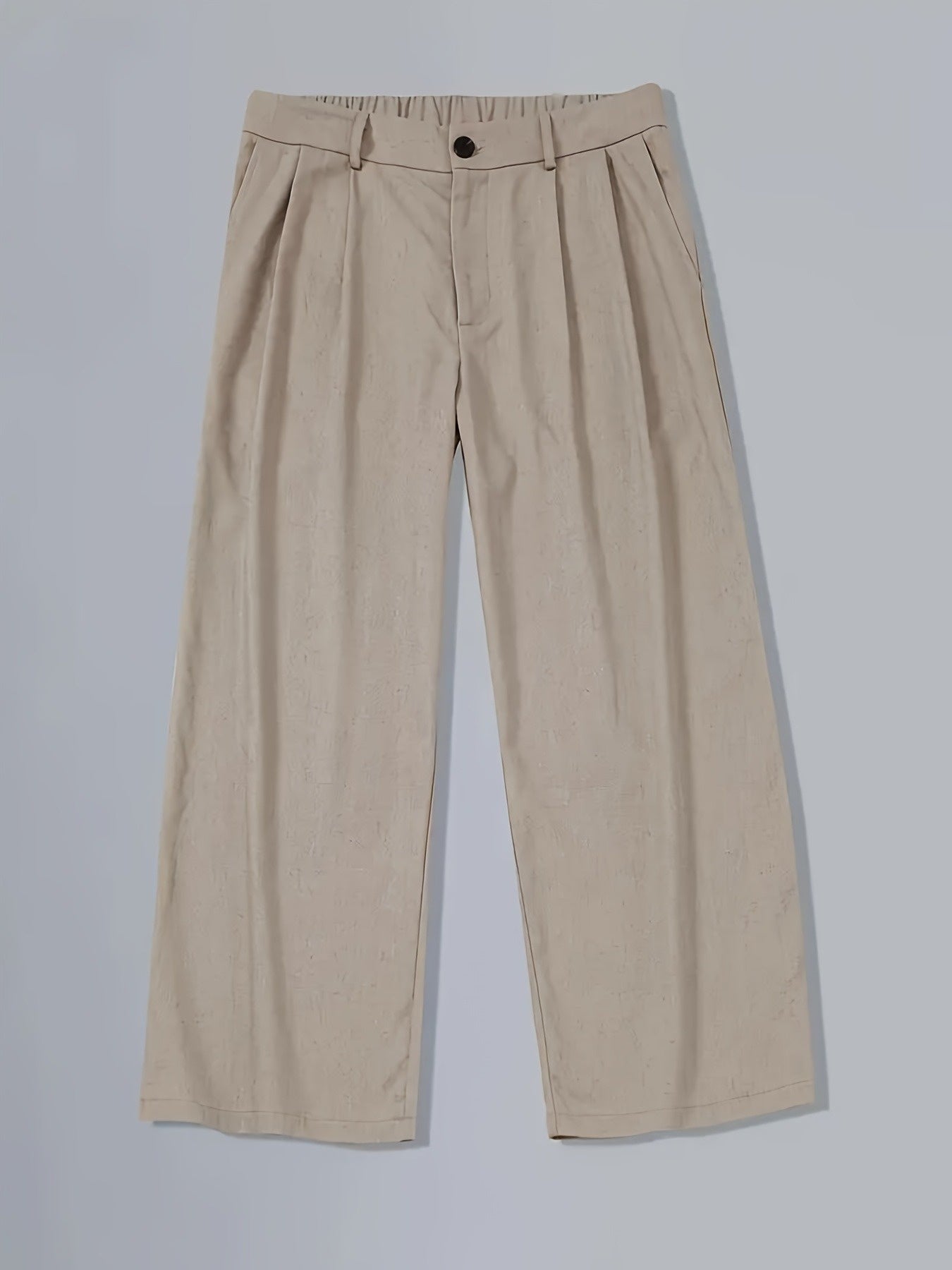 Men's Loose Straight-Leg Wide Leg Casual Lazy Dress Pants